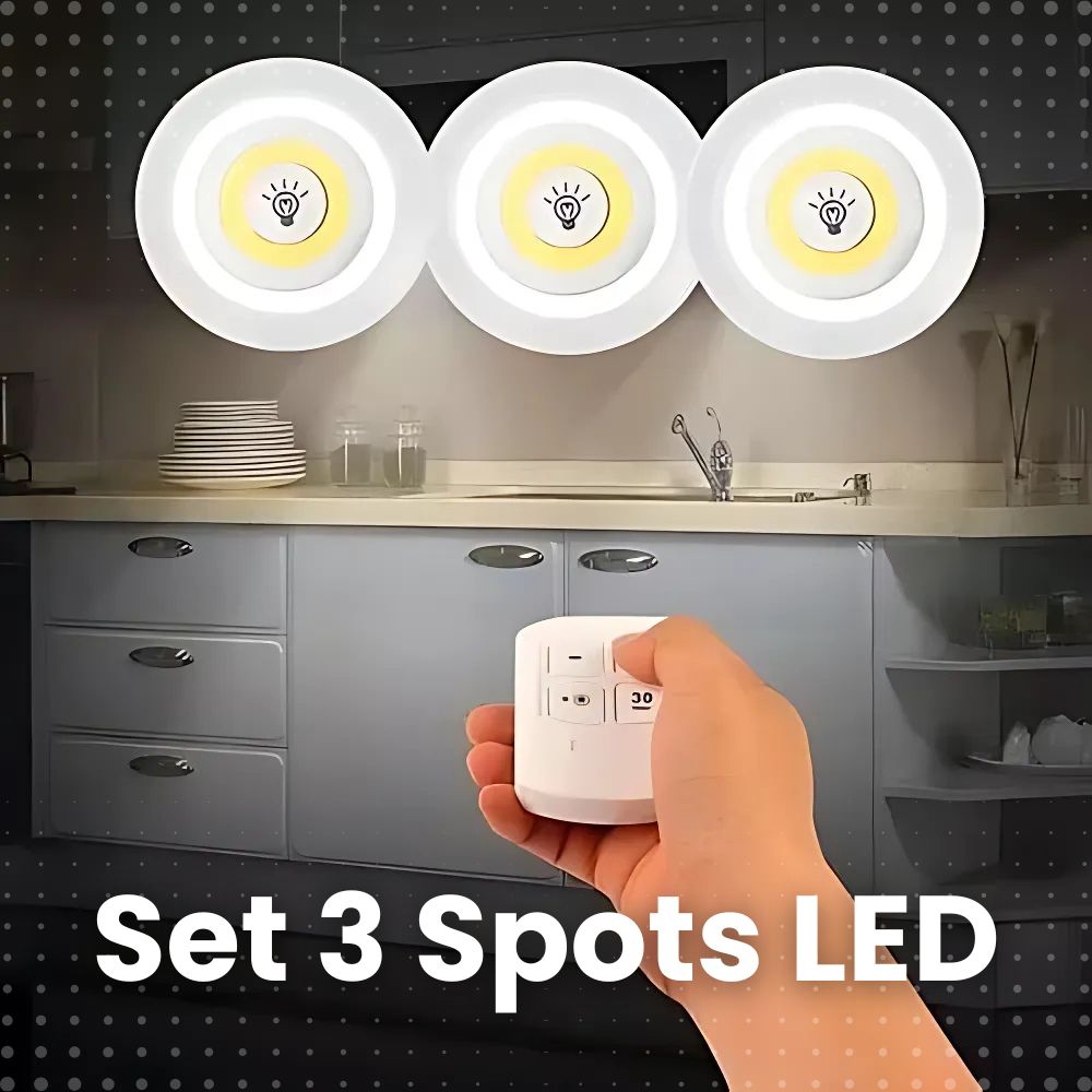 Set de 3 Spots LED