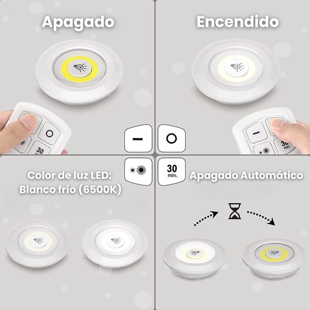 Set de 3 Spots LED