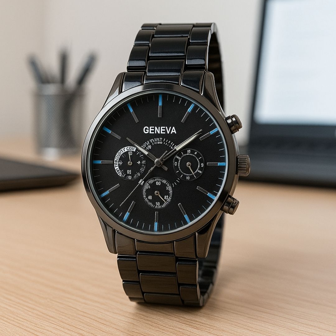 Reloj Negro Elegante