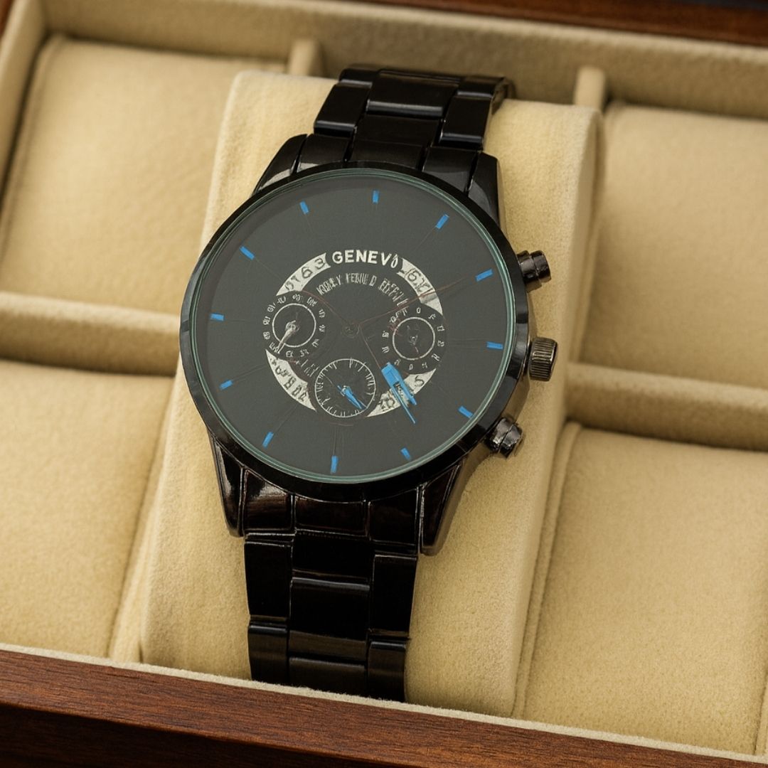 Reloj Negro Elegante