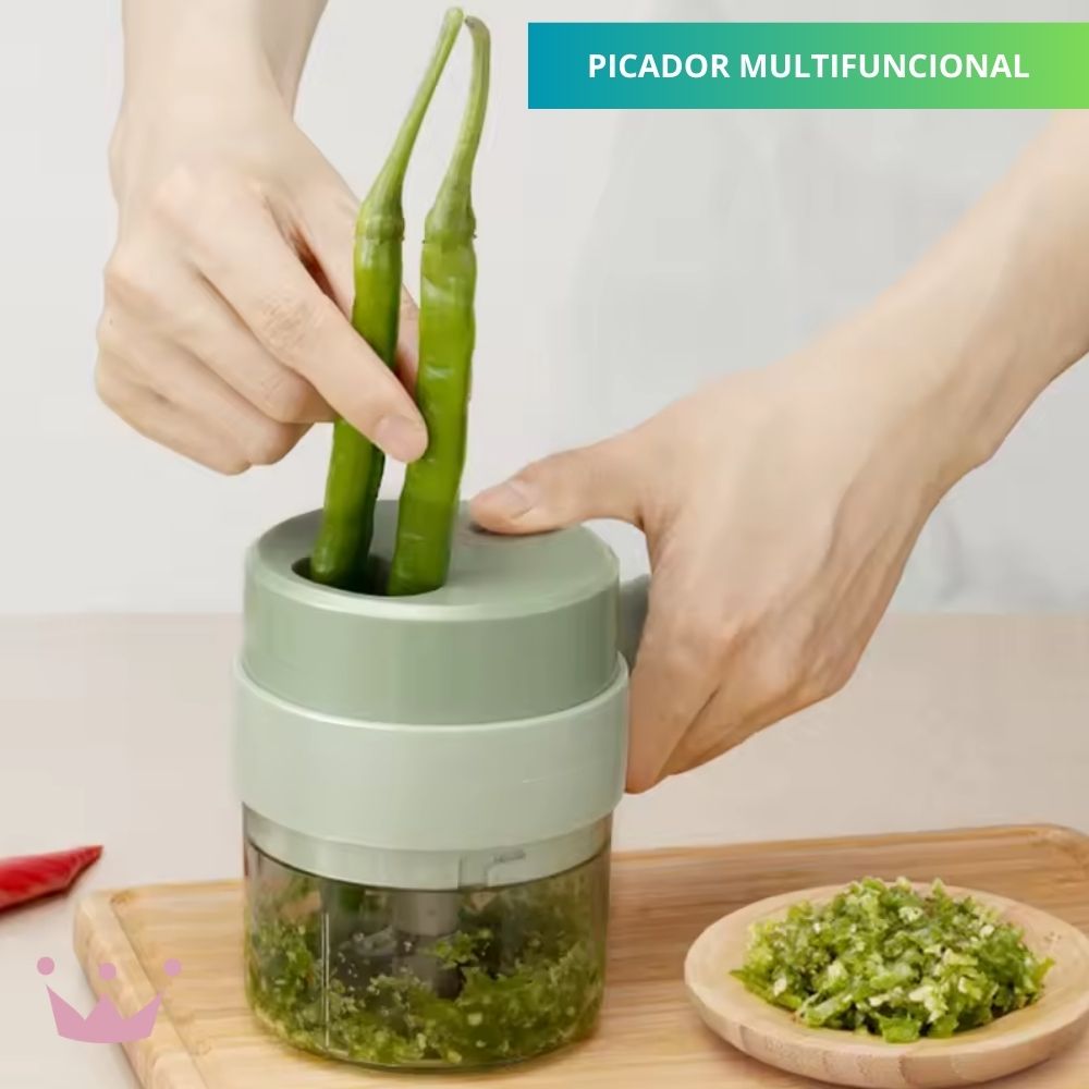 Picador Eléctrico Multifuncional - Optimiza y cocina