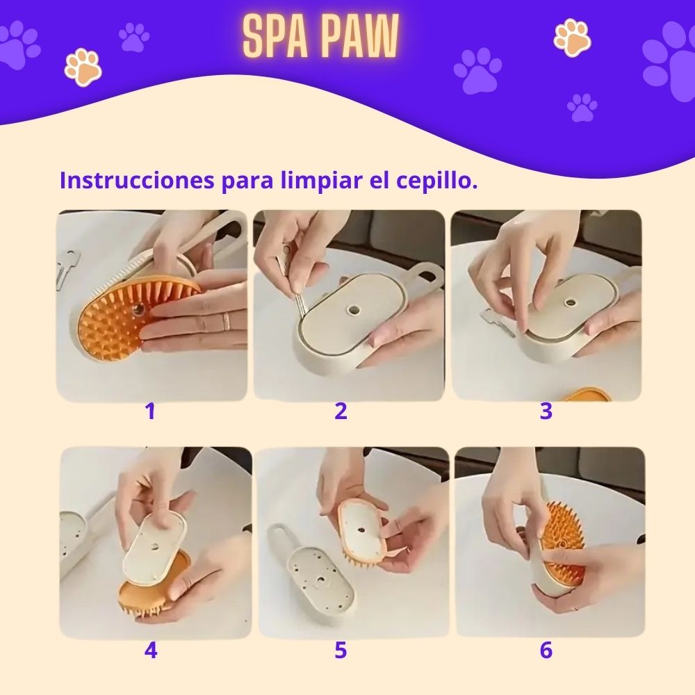 Cepillo de Vapor Spa PAW - Spa en Casa