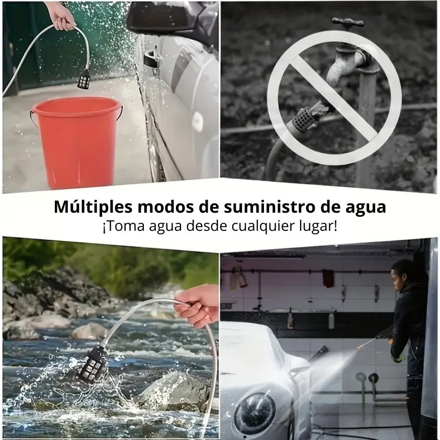 Aqua Power PRO - Hidro lavadora con 2 Baterías