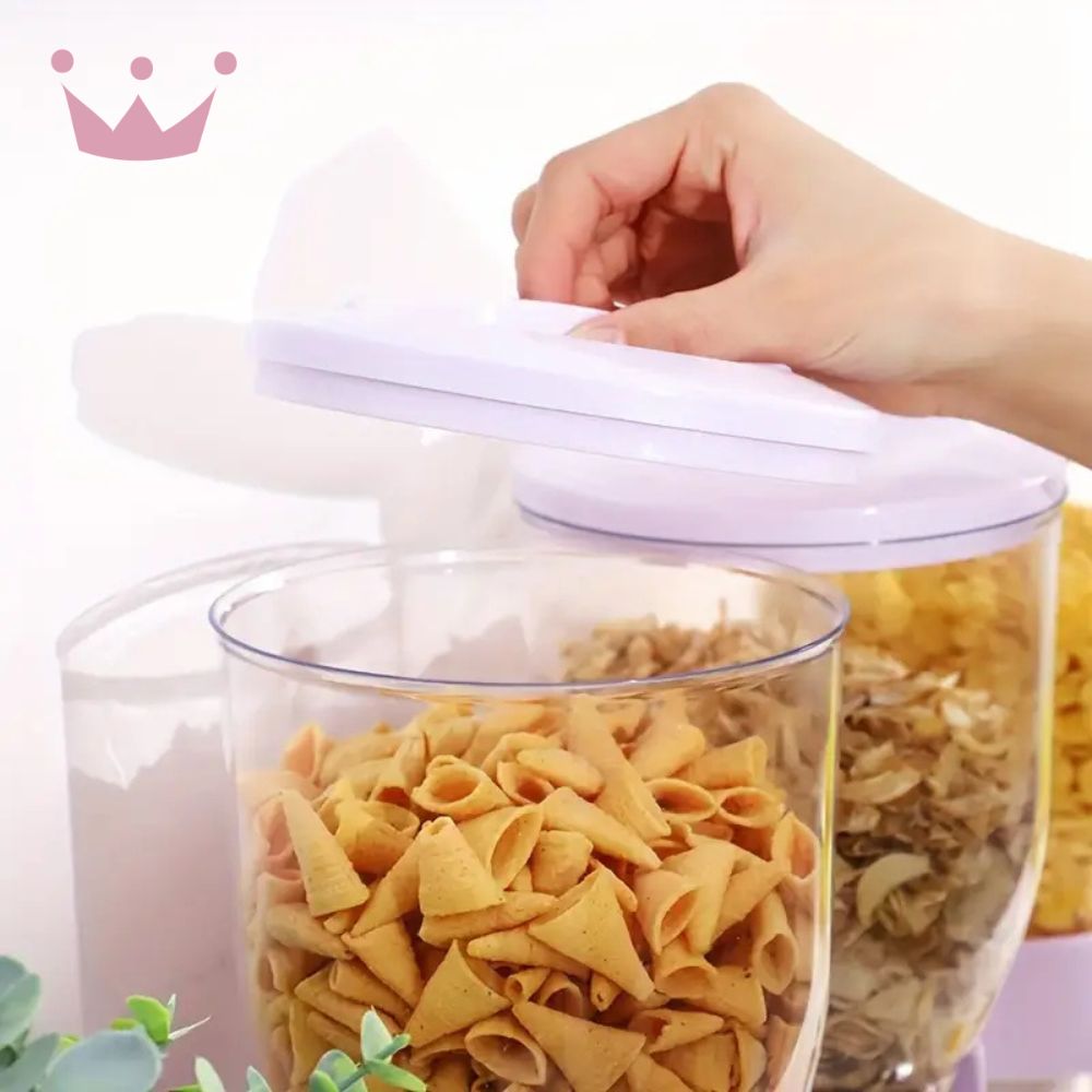 Dispensador de Cereal FlowBox - Gira, sirve y disfruta.
