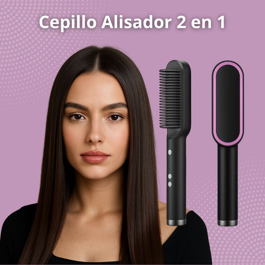 Cepillo Alisador 2 en 1
