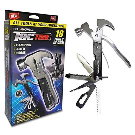 Martillo Multifuncional TAC TOOL - Una herramienta, 18 soluciones