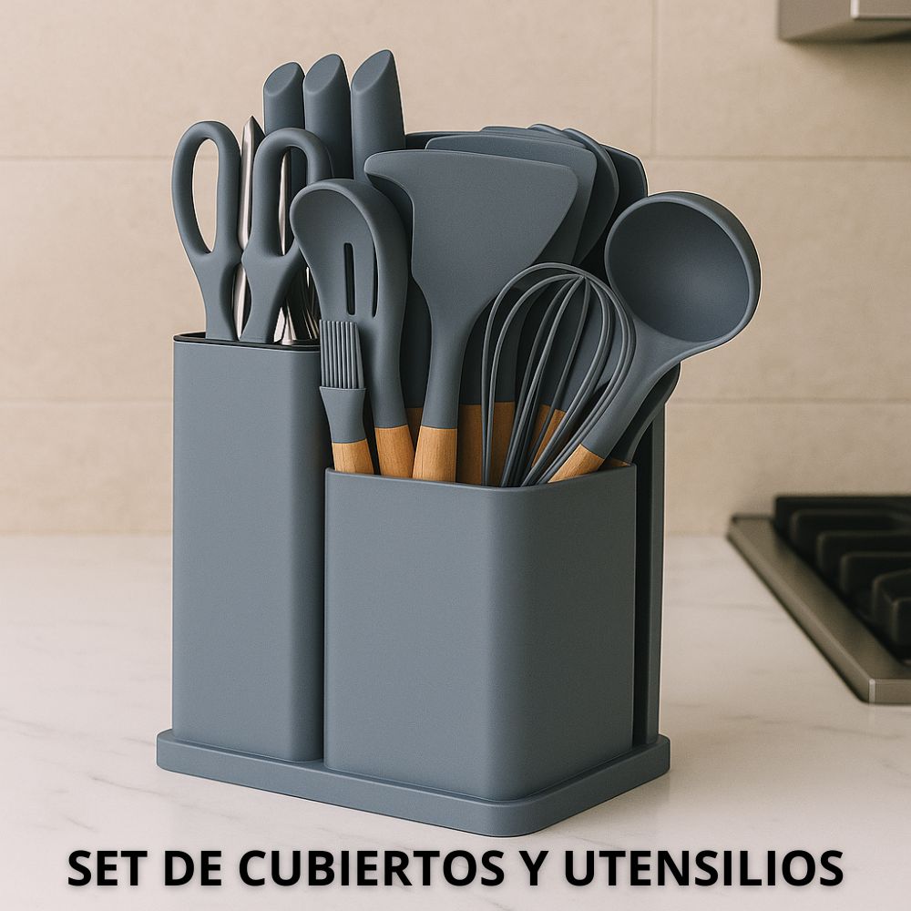 Set de Cubiertos y Utensilios