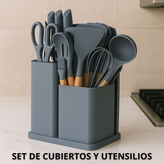 Set de Cubiertos y Utensilios
