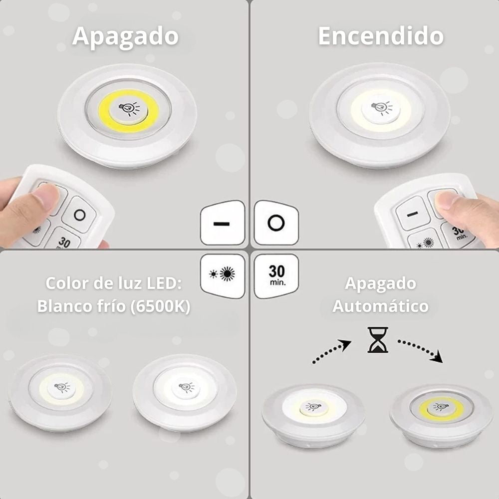 Set de 3 Spots LED