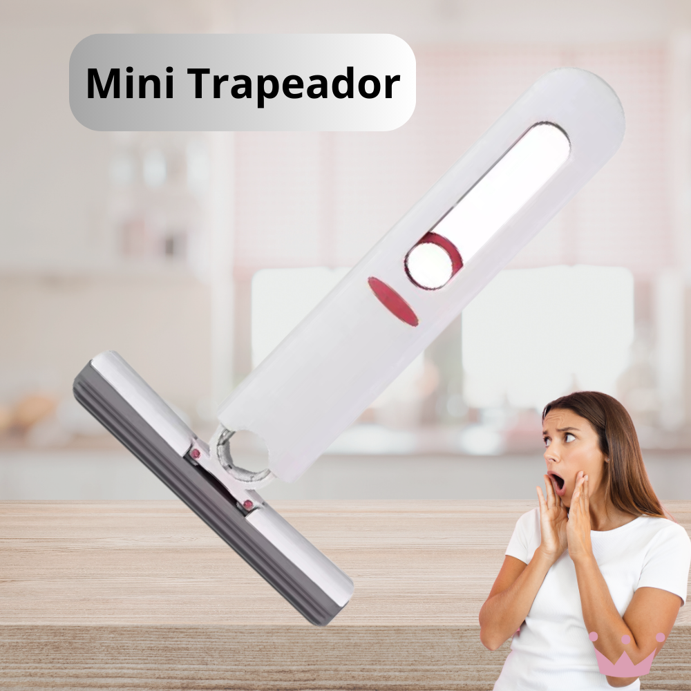 Mini Trapeador Moppy - Pequeño, práctico y funcional.