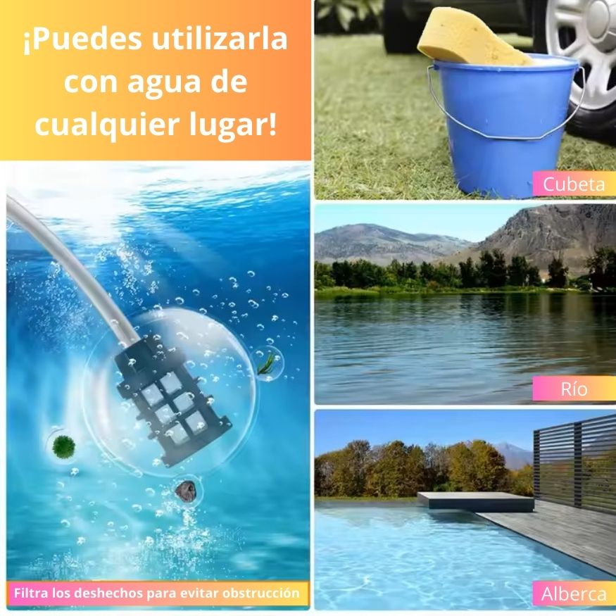 Aqua Power PRO - Hidro lavadora con 2 Baterías