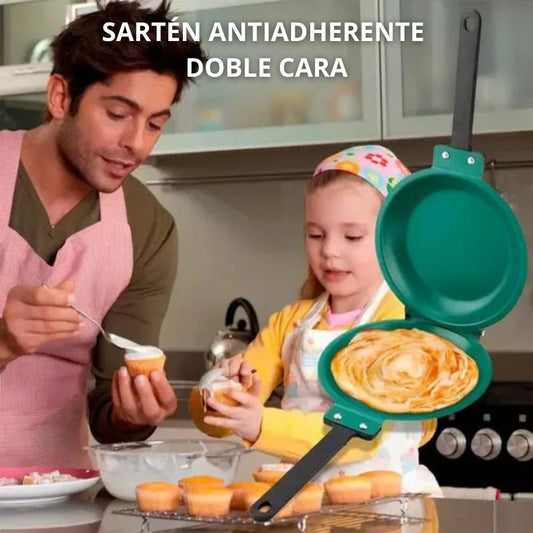 Sarten Antiadherente Doble Cara