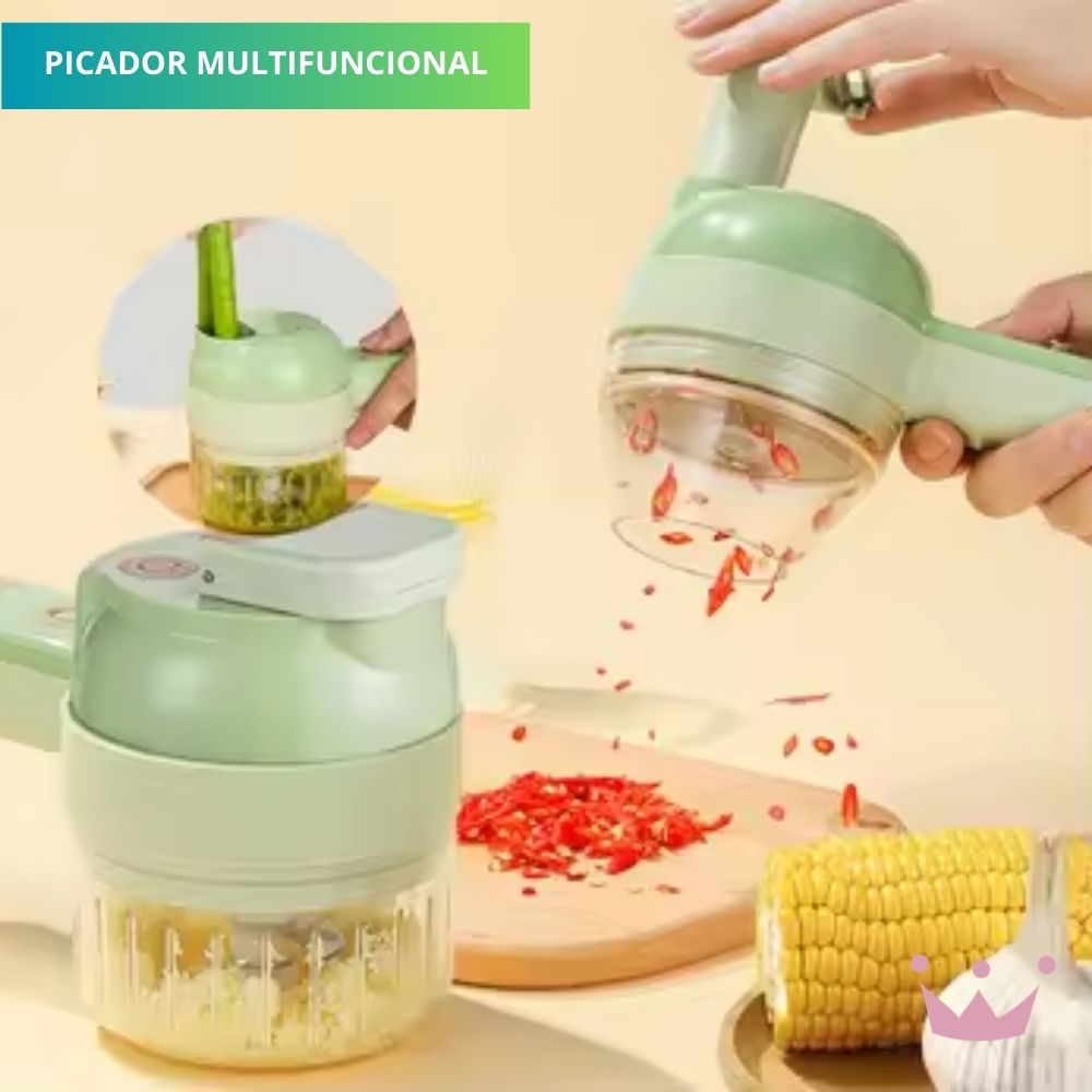 Picador Eléctrico Multifuncional - Optimiza y cocina