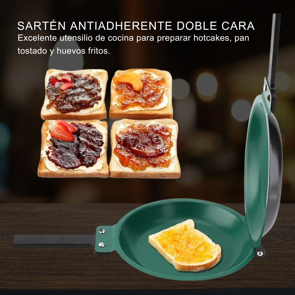 Sarten Antiadherente Doble Cara