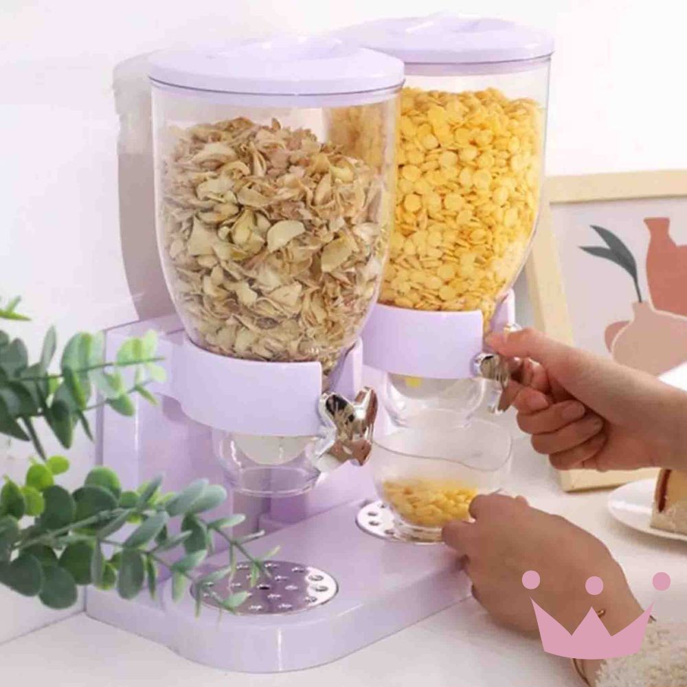 Dispensador de Cereal FlowBox - Gira, sirve y disfruta.
