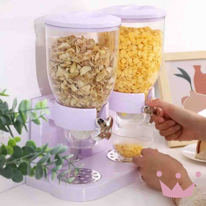 Dispensador de Cereal FlowBox - Gira, sirve y disfruta.