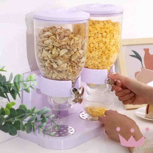 Dispensador de Cereal FlowBox - Gira, sirve y disfruta.