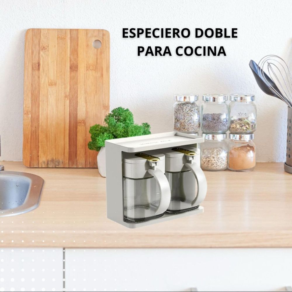 Especiero Doble Para Cocina