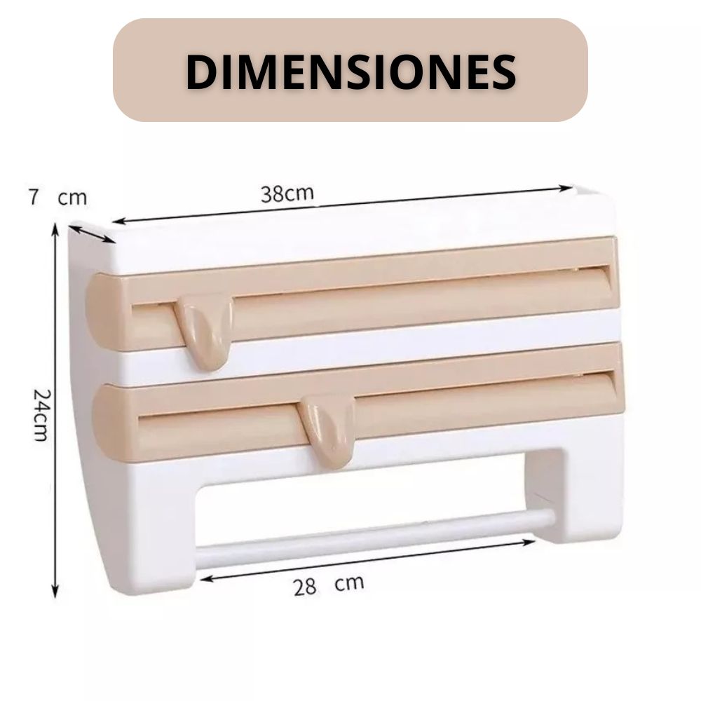 DISPENSADOR DE PAPEL PARA COCINA