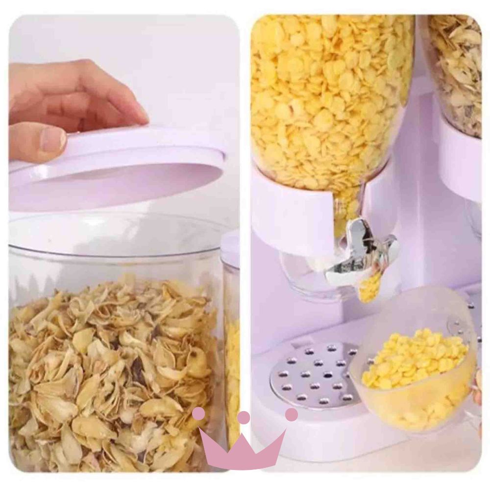 Dispensador de Cereal FlowBox - Gira, sirve y disfruta.