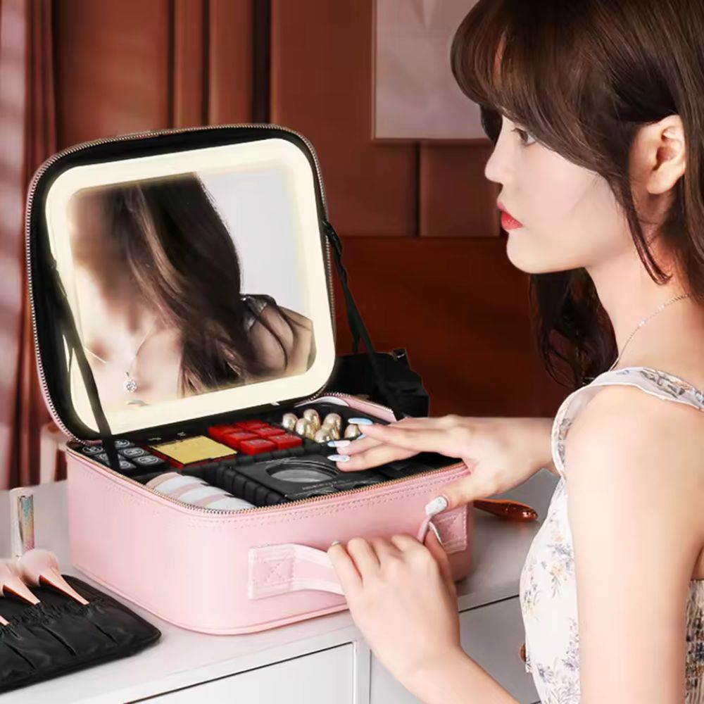 Neceser para Cosméticos con Luz LED