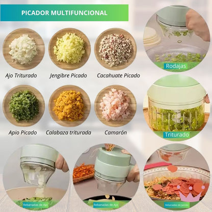 Picador Eléctrico Multifuncional - Optimiza y cocina