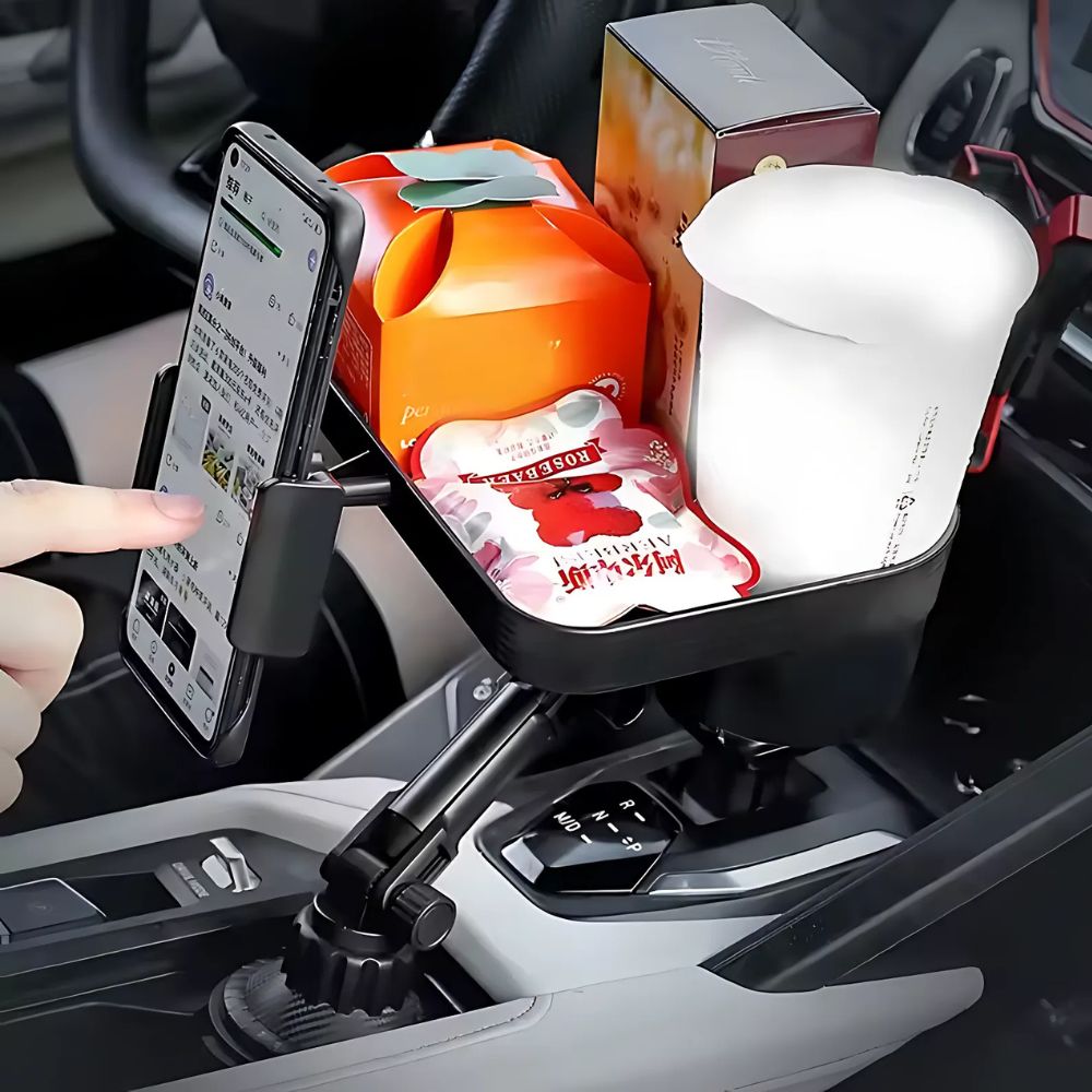 SMART HOLD - Soporte Celular y Portavasos para Auto