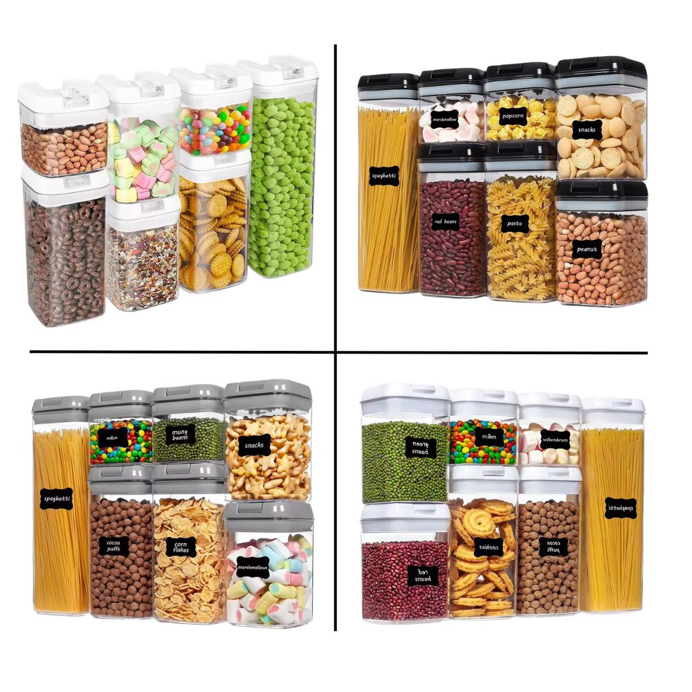Contenedores Para Cocina 7 Piezas
