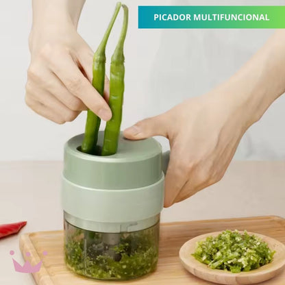 Picador Eléctrico Multifuncional - Optimiza y cocina