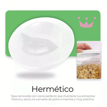 Dispensador de Cereal FlowBox - Gira, sirve y disfruta.