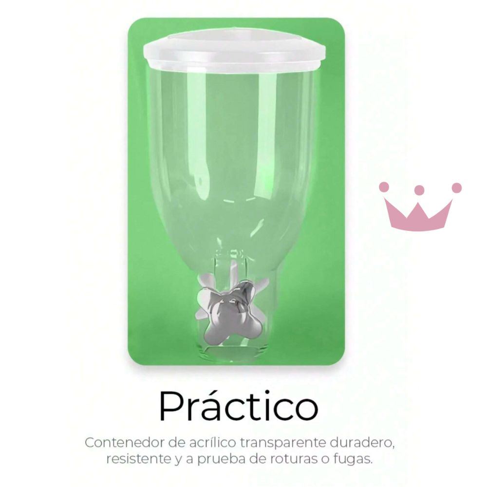 Dispensador de Cereal FlowBox - Gira, sirve y disfruta.