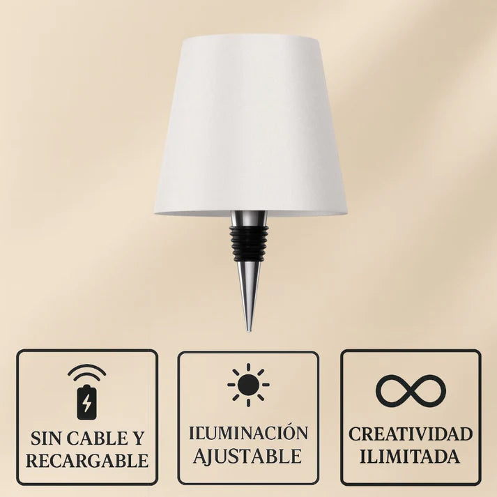 BOTLAMP - LÁMPARA DE BOTELLA INALÁMBRICA