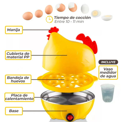 Hervidor de Huevos EggPress - 🍳Cocina simple, gran sabor 🍳