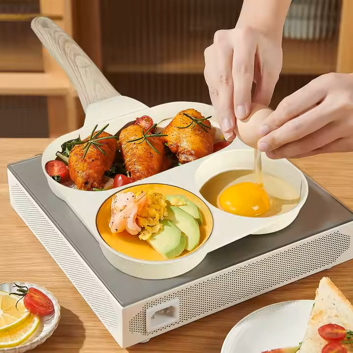 Sartén 4 en 1 - Cocina saludable y con sabor 💯🍳